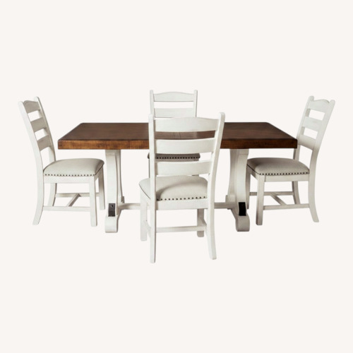 Used Ashley Valeback Dining Set for sale on AptDeco