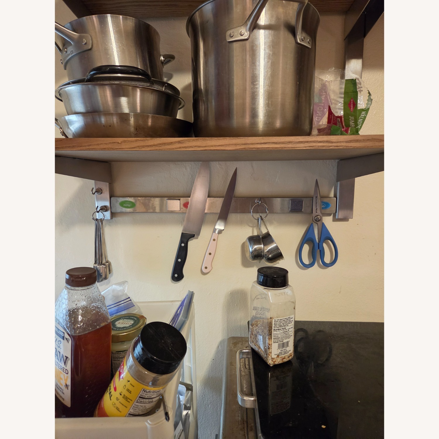 IKEA Boaxel Dark Brown Wall Shelf - image-3