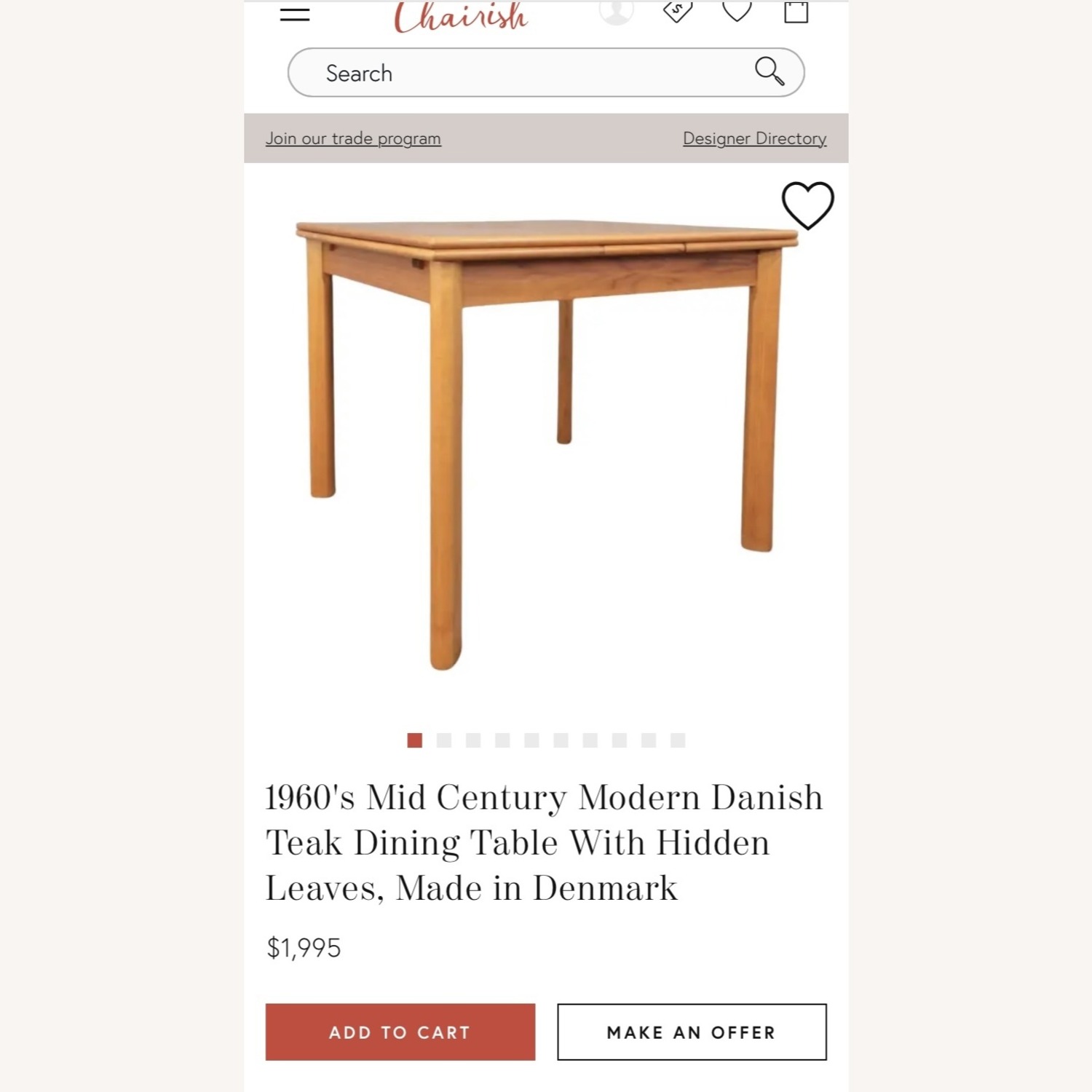 Etsy Brdr Furbo Rosewood & Teak Draw Leaf Dining Table - image-8