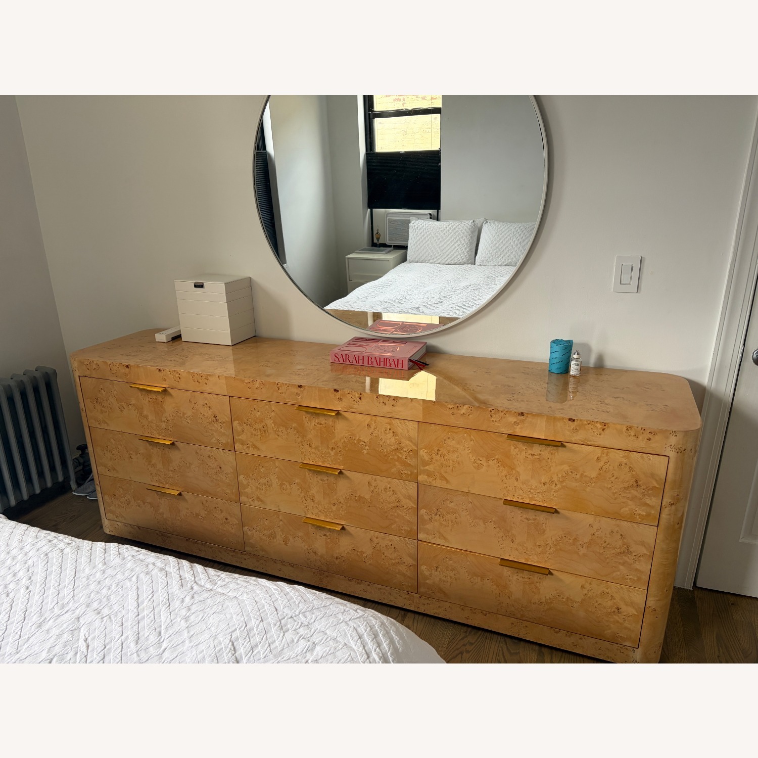 Restoration Hardware Bardot Burl 9-Drawer Dresser - image-2