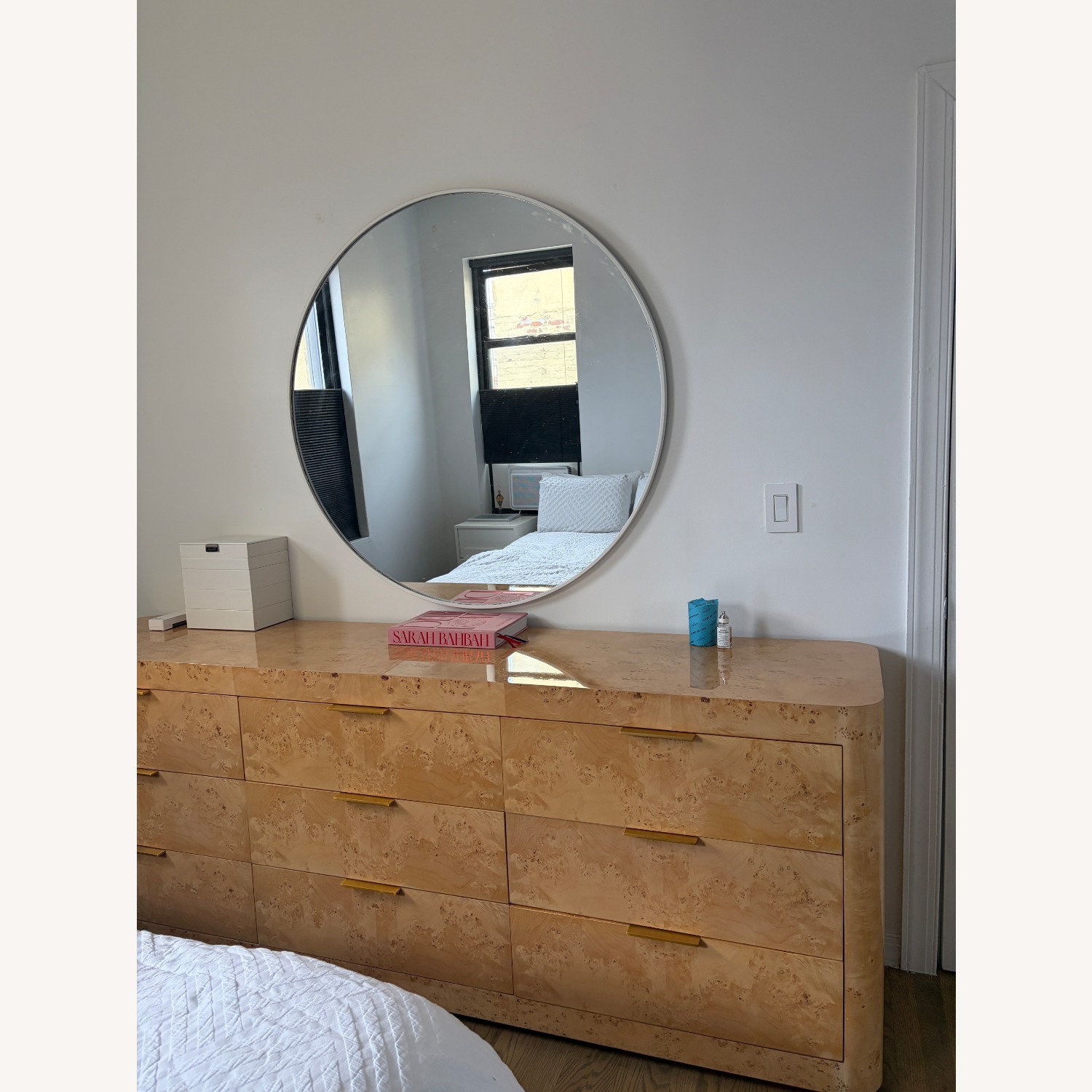 Restoration Hardware Bardot Burl 9-Drawer Dresser - image-6