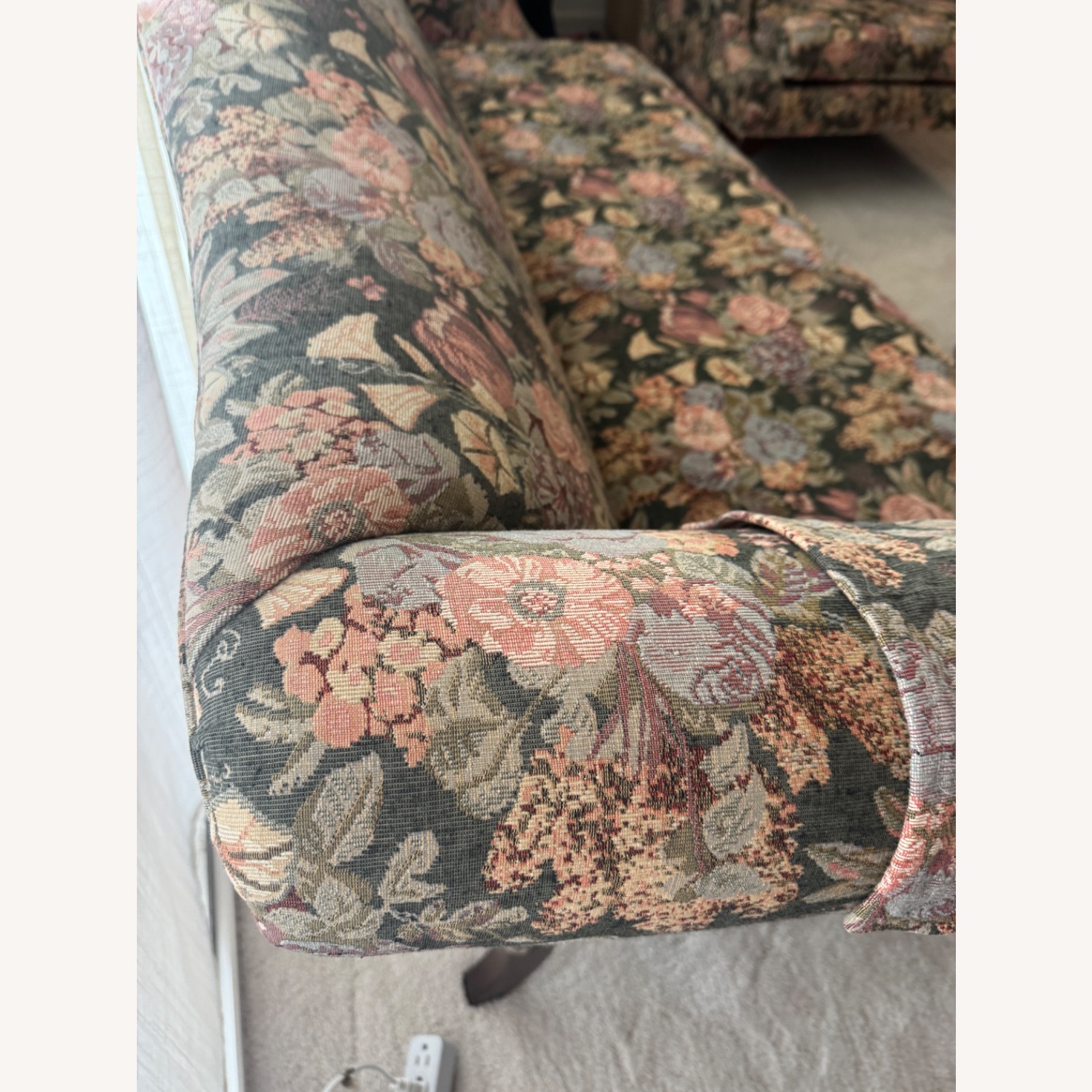 Ethan Allen Fabric 3+ Seater Sofa - image-3