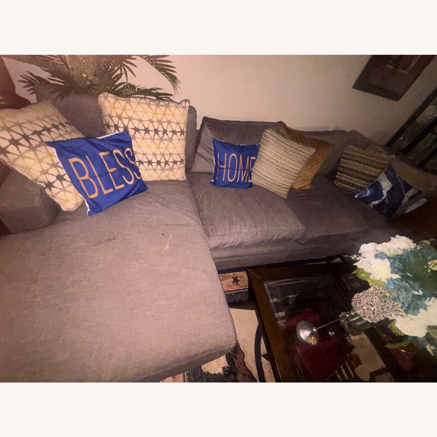 H.M. Richards Light Gray 3+ Piece Sectional - image-2