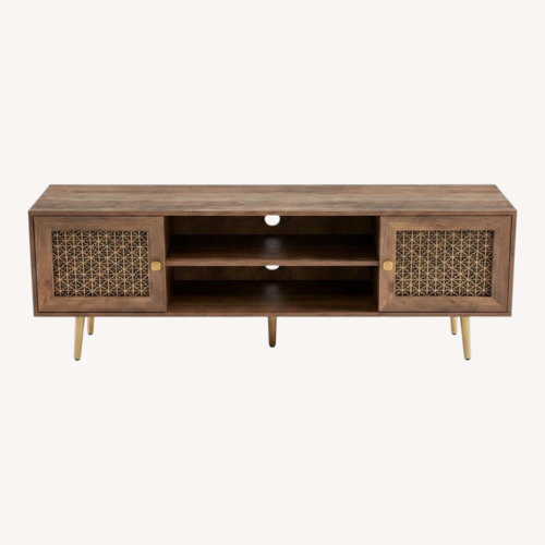 Used Mercers Furniture Wood Media Storage for sale on AptDeco