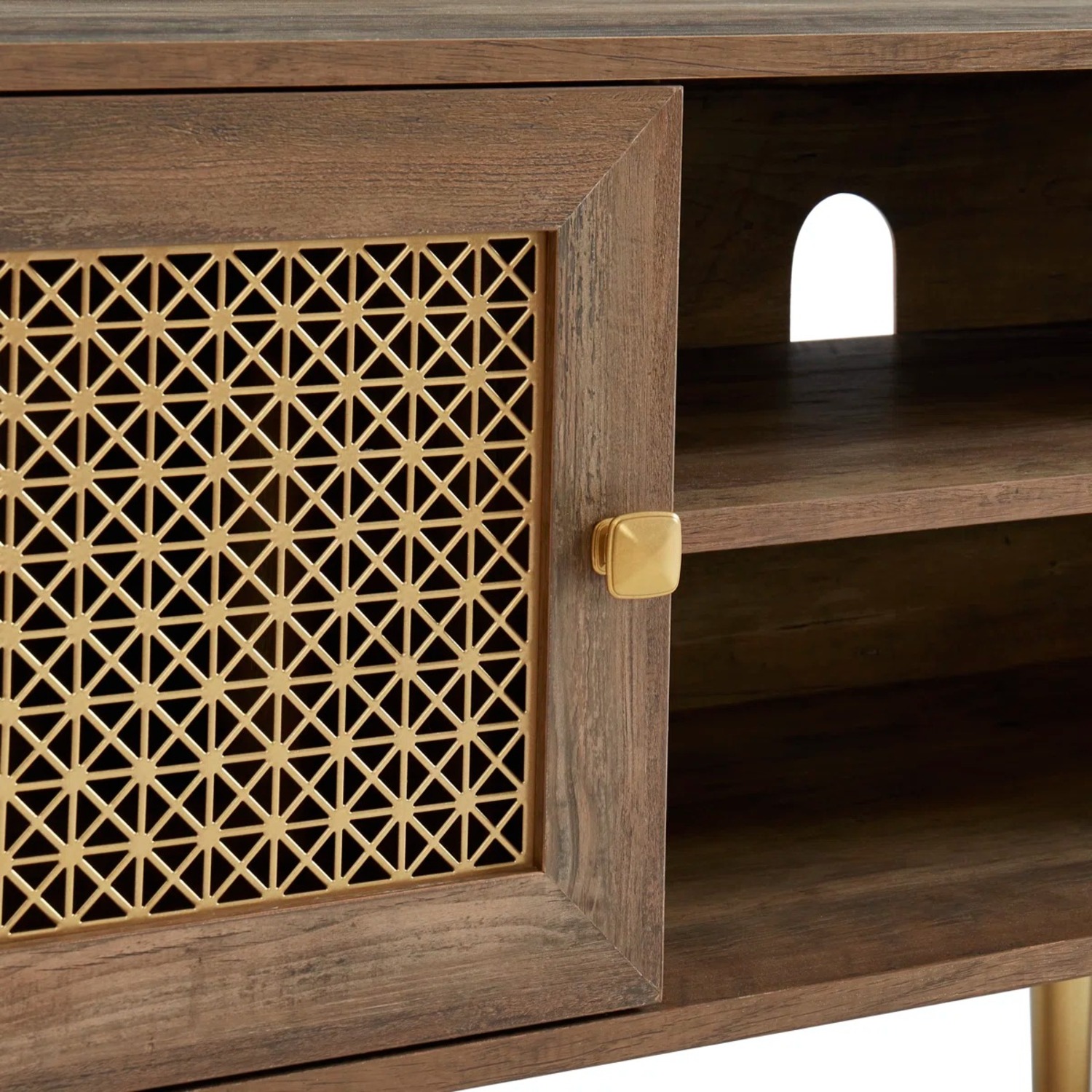 Mercers Furniture Wood Media Storage - image-4
