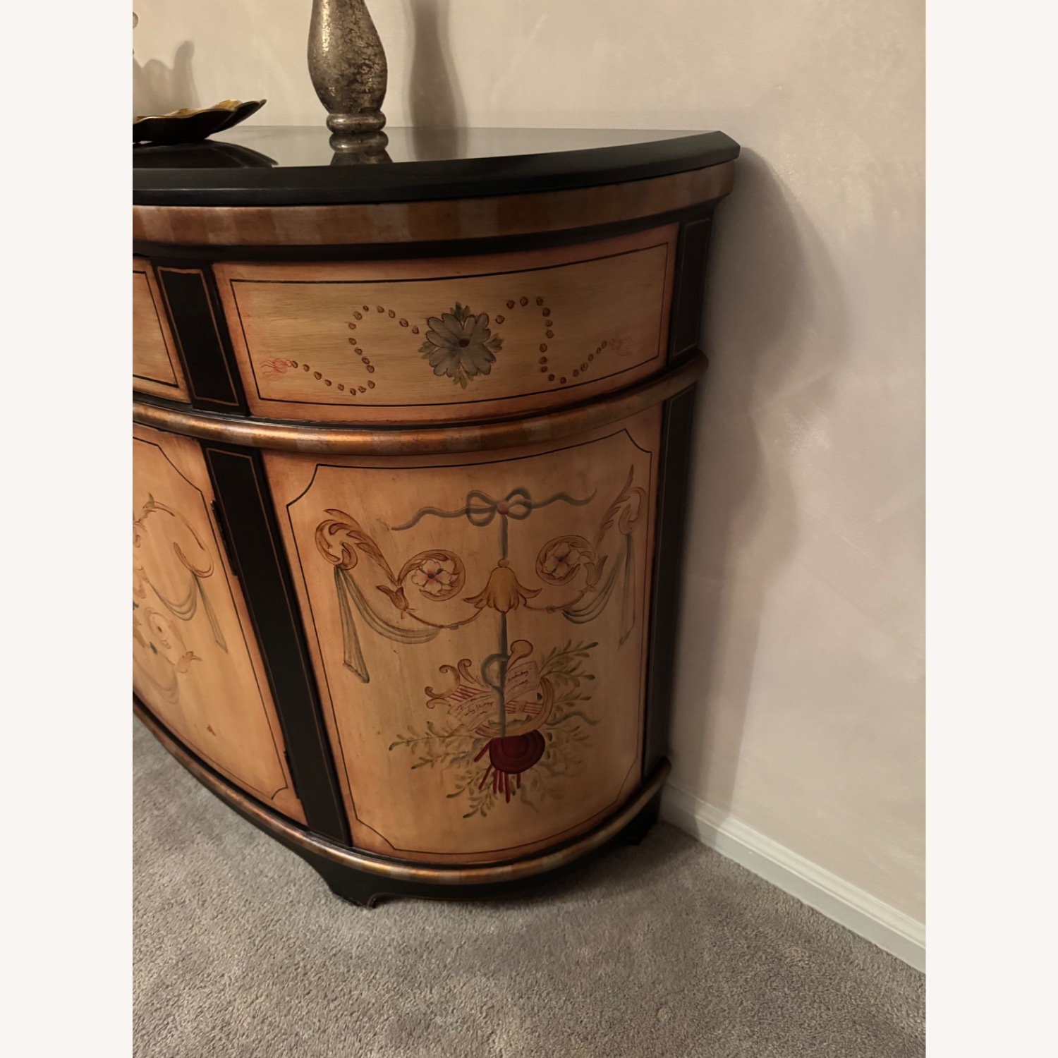 Wood Sideboard with Stone Top - image-2