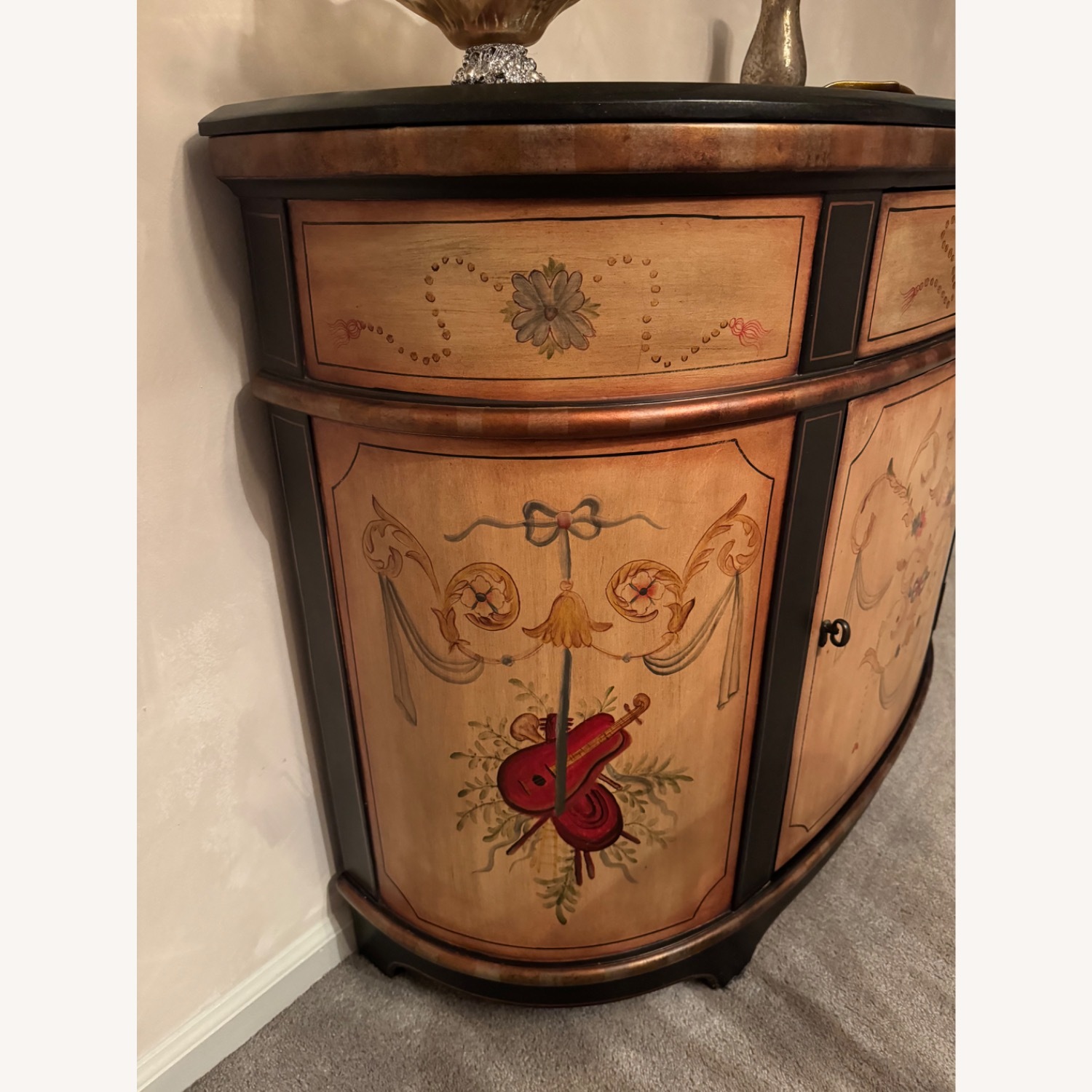 Wood Sideboard with Stone Top - image-3