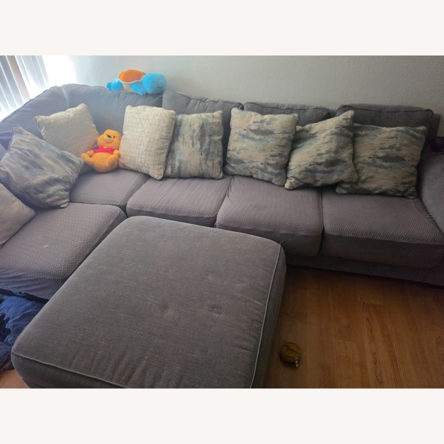 Ashley Furniture Castano Light Gray 3+ Piece Sectional - image-2