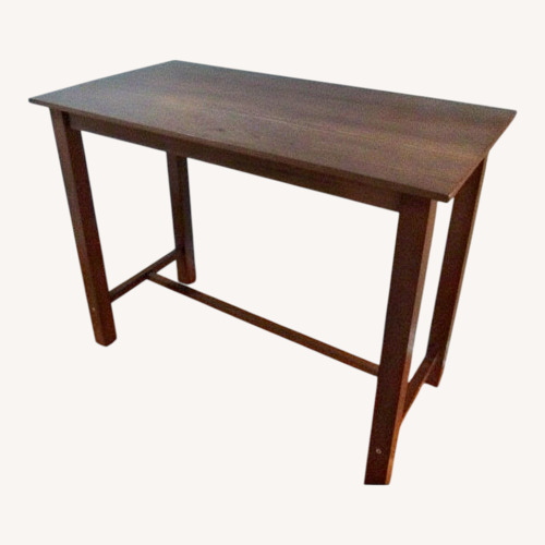 Used Wood Bar Height Dining Table for sale on AptDeco