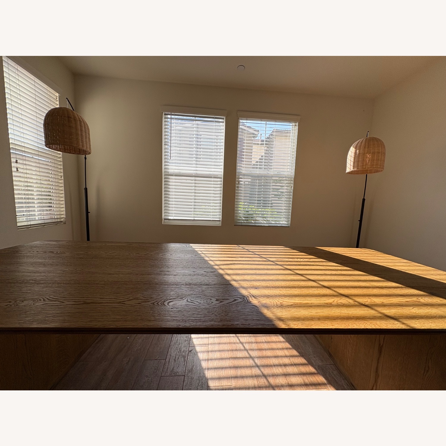 Arhaus Felton Solid Honey Oak Dining Table - image-3