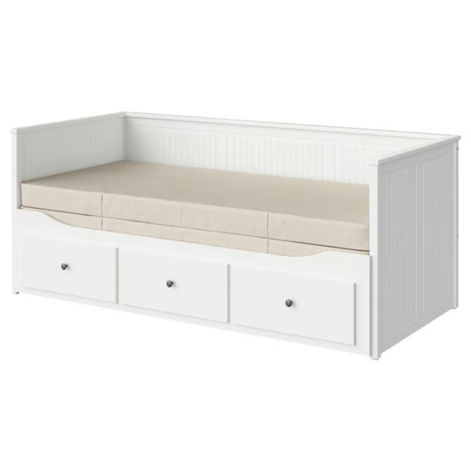 IKEA White Solid Wood Hemnes Daybed - image-5