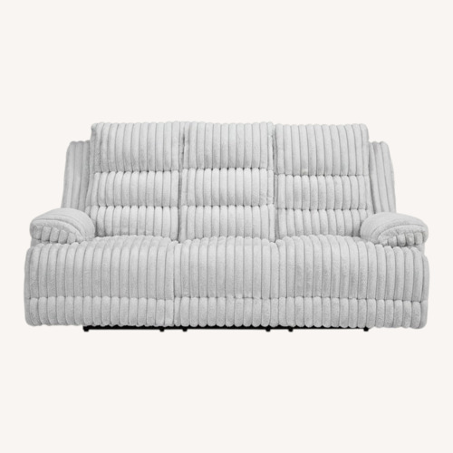 Used Ashley Furniture Rhines White 3+ Seater Sofa for sale on AptDeco