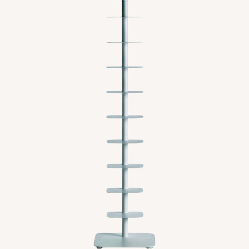 Used Design Within Reach Story White Metal Bookcase for sale on AptDeco