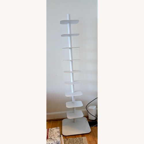Used Design Within Reach Story White Metal Bookcase for sale on AptDeco