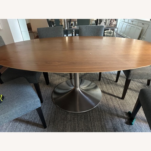 Used Room & Board Aria Dark Brown Wood Dining Table for sale on AptDeco