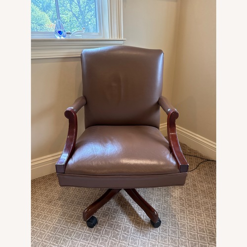 Used Leathercraft Furniture Natural Office Chair for sale on AptDeco