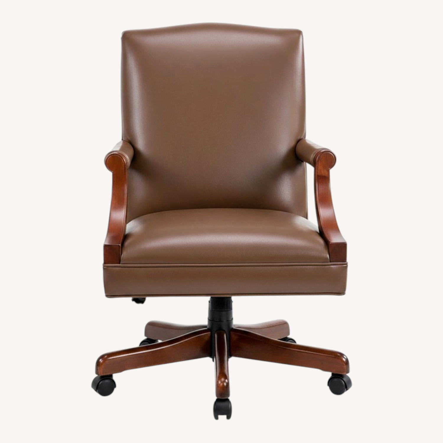 Leathercraft Furniture Natural Office Chair - image-0