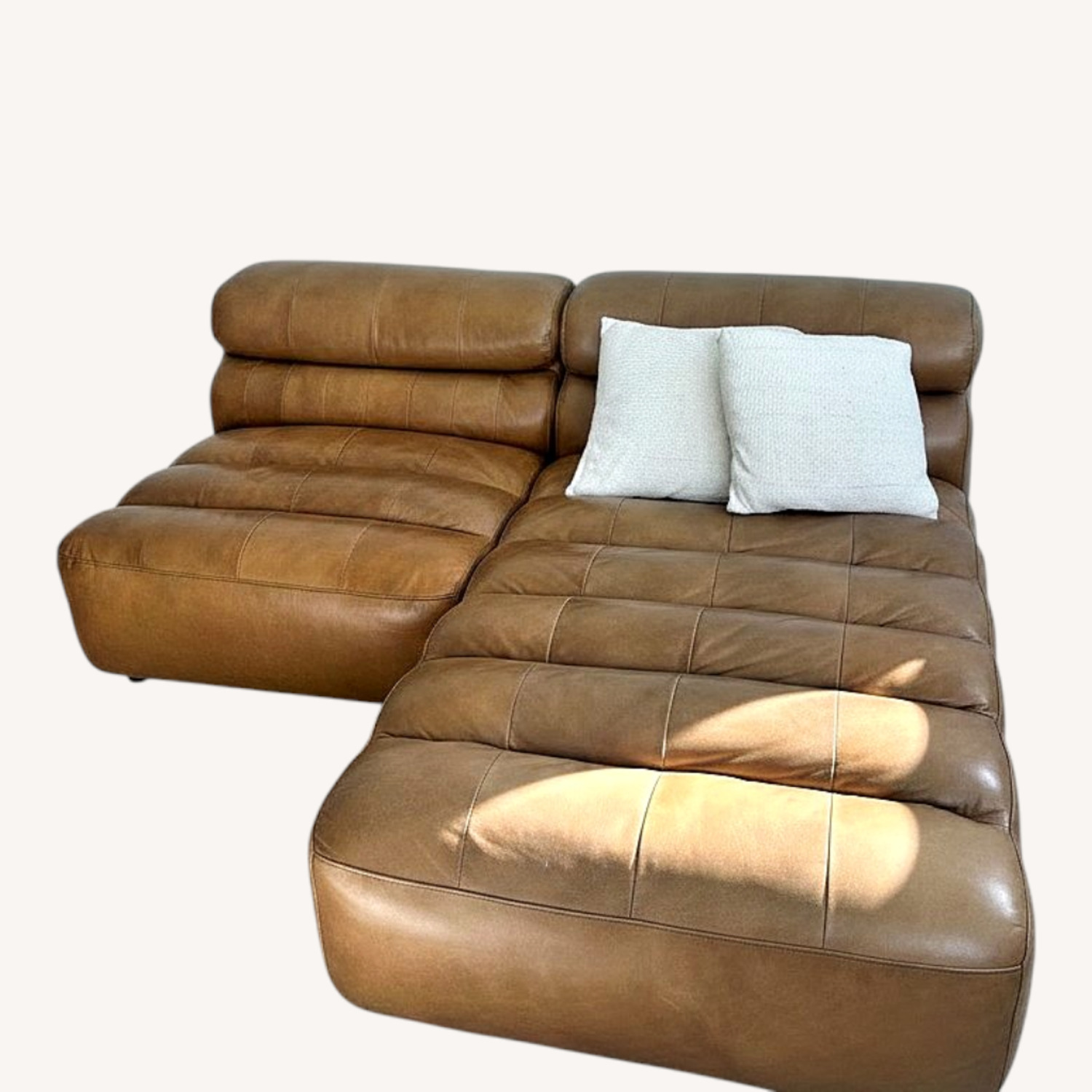 Moe's Home Ramsay Signature Modular Leather Sofa - image-0