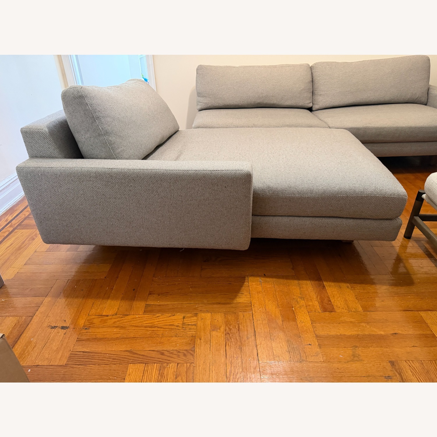 Room & Board Pierson Light Gray 2 Piece Sectional - image-3