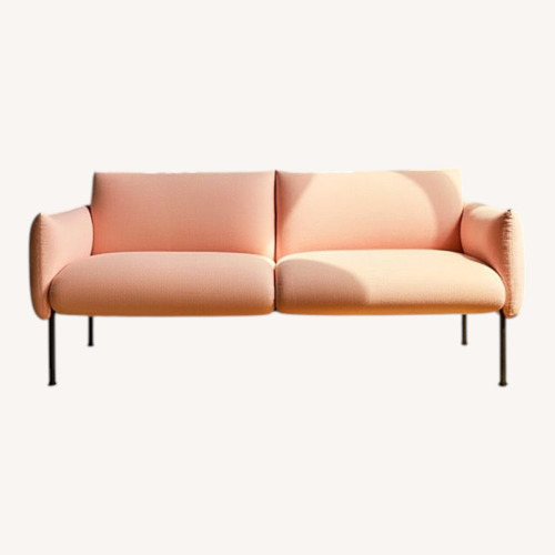 Used Pink Wool 2 Seater Sofa for sale on AptDeco