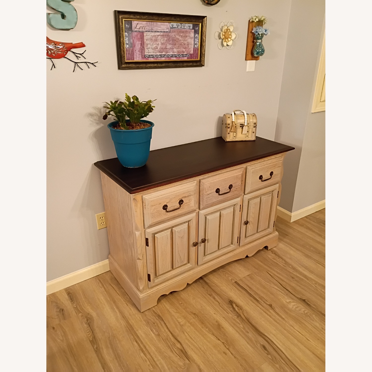 Cochrane Light Gray Wood Sideboard - image-2