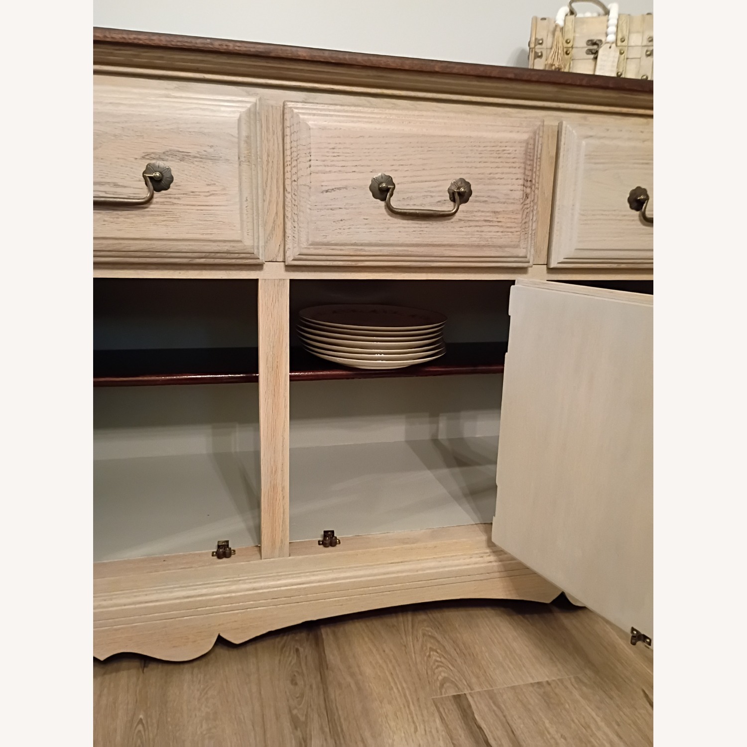Cochrane Light Gray Wood Sideboard - image-4
