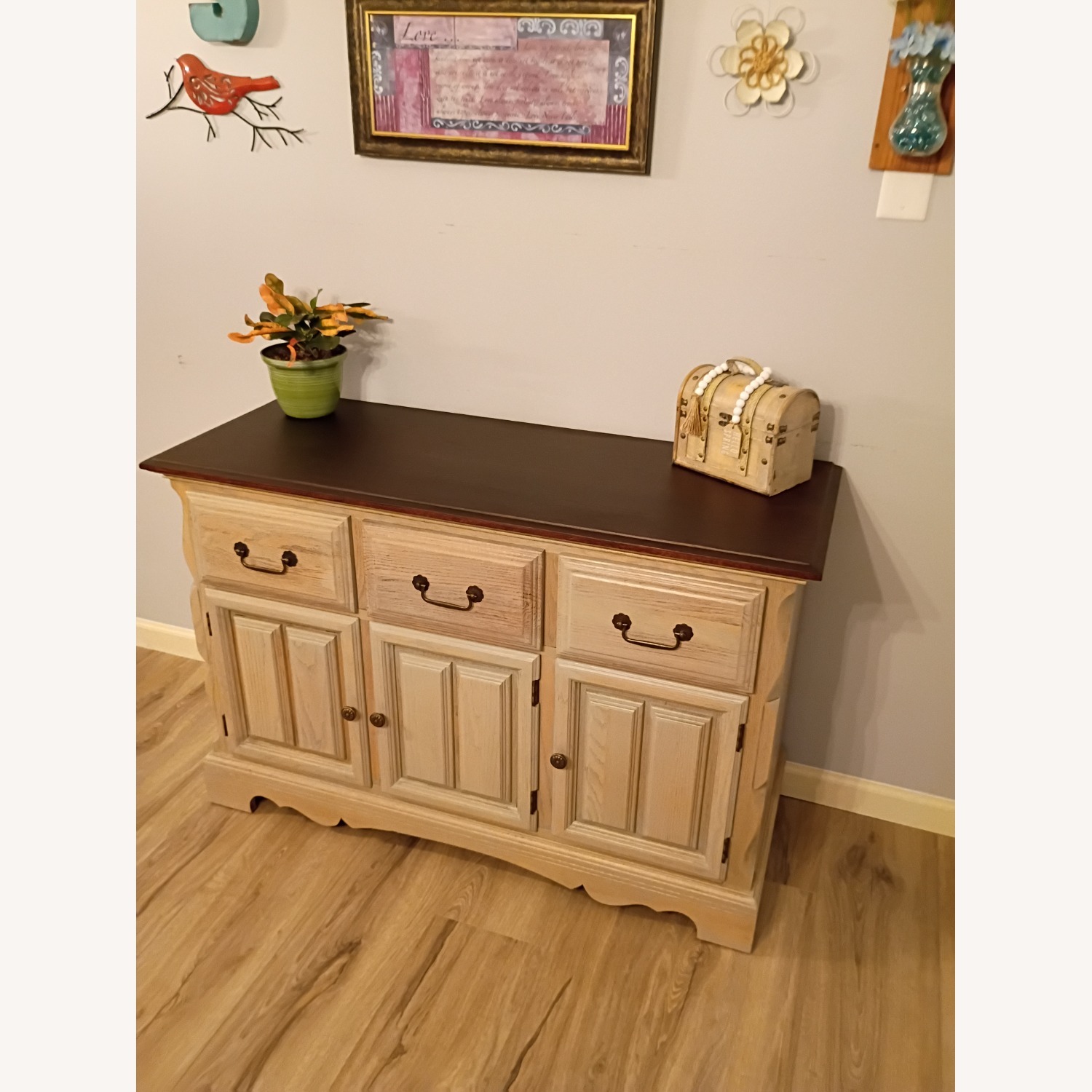 Cochrane Light Gray Wood Sideboard - image-6