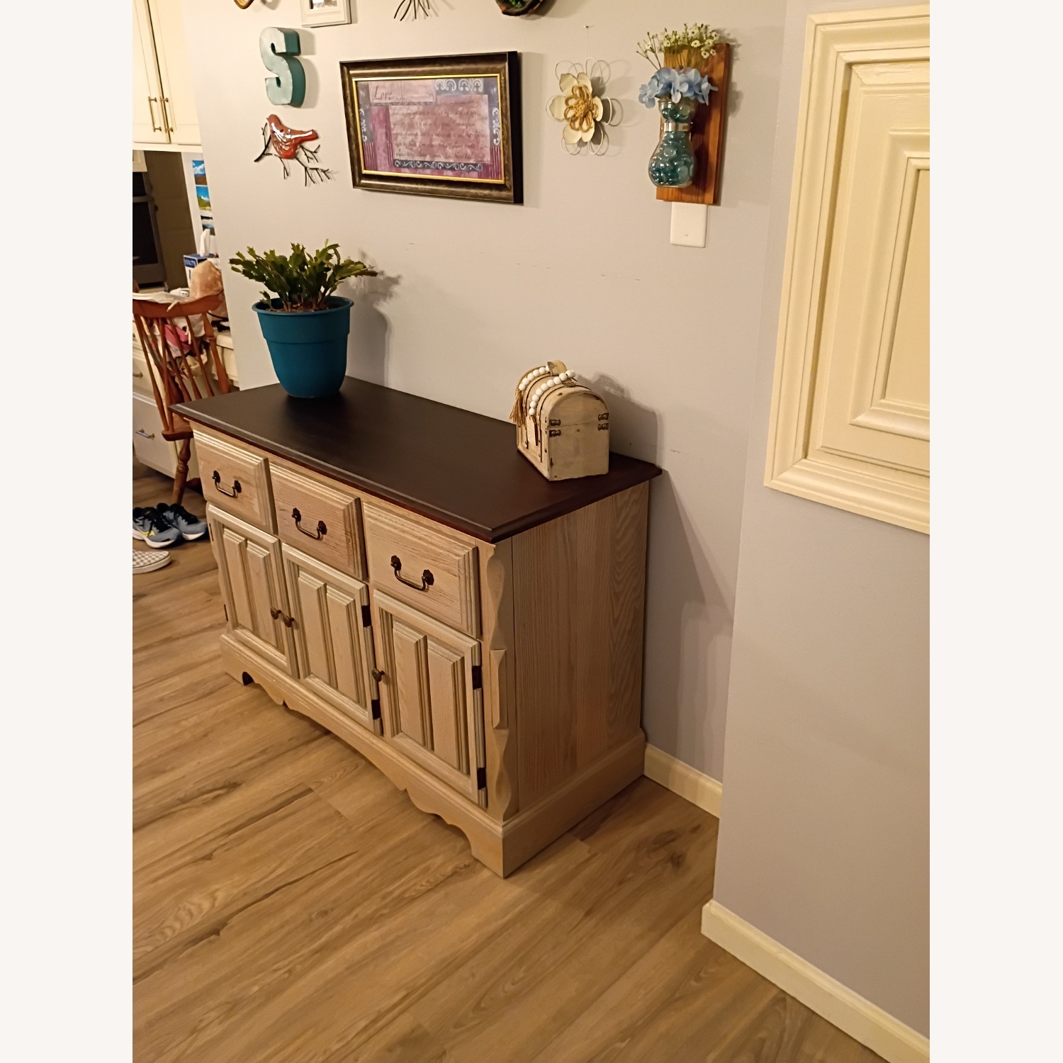 Cochrane Light Gray Wood Sideboard - image-3