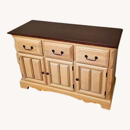 Used Cochrane Light Gray Wood Sideboard for sale on AptDeco