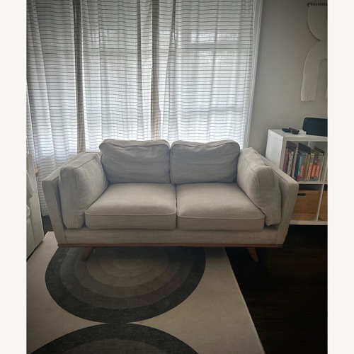 Used Article Light Gray Timber 66.5" Loveseat for sale on AptDeco