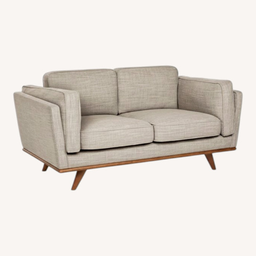 Used Article Light Gray Timber 66.5" Loveseat for sale on AptDeco