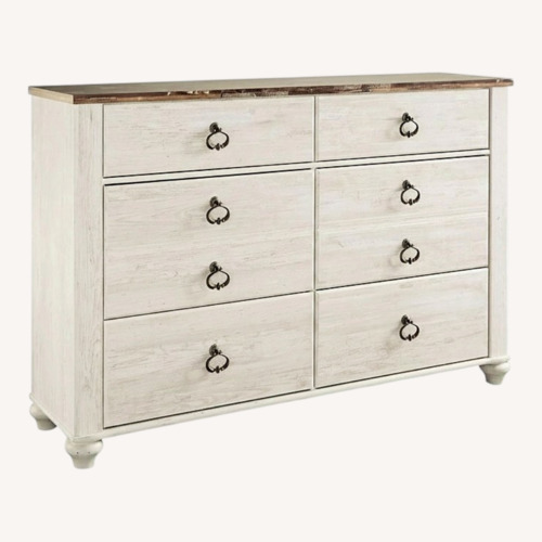 Used Raymour & Flanigan Collingwood Natural Dresser for sale on AptDeco