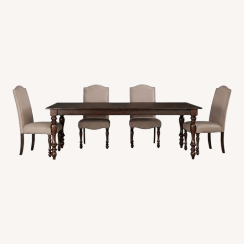 Used Ashley Furniture Dark Brown Dining Sets for sale on AptDeco