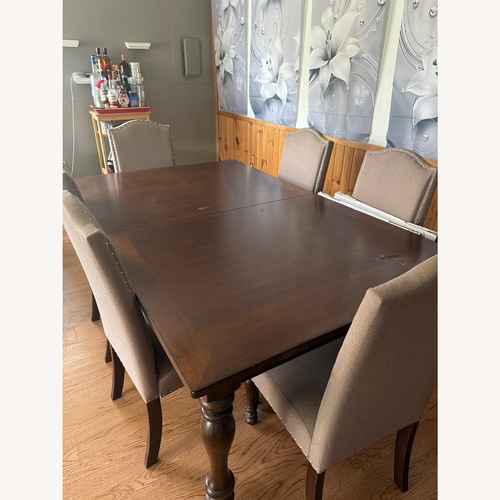 Used Ashley Furniture Dark Brown Dining Sets for sale on AptDeco
