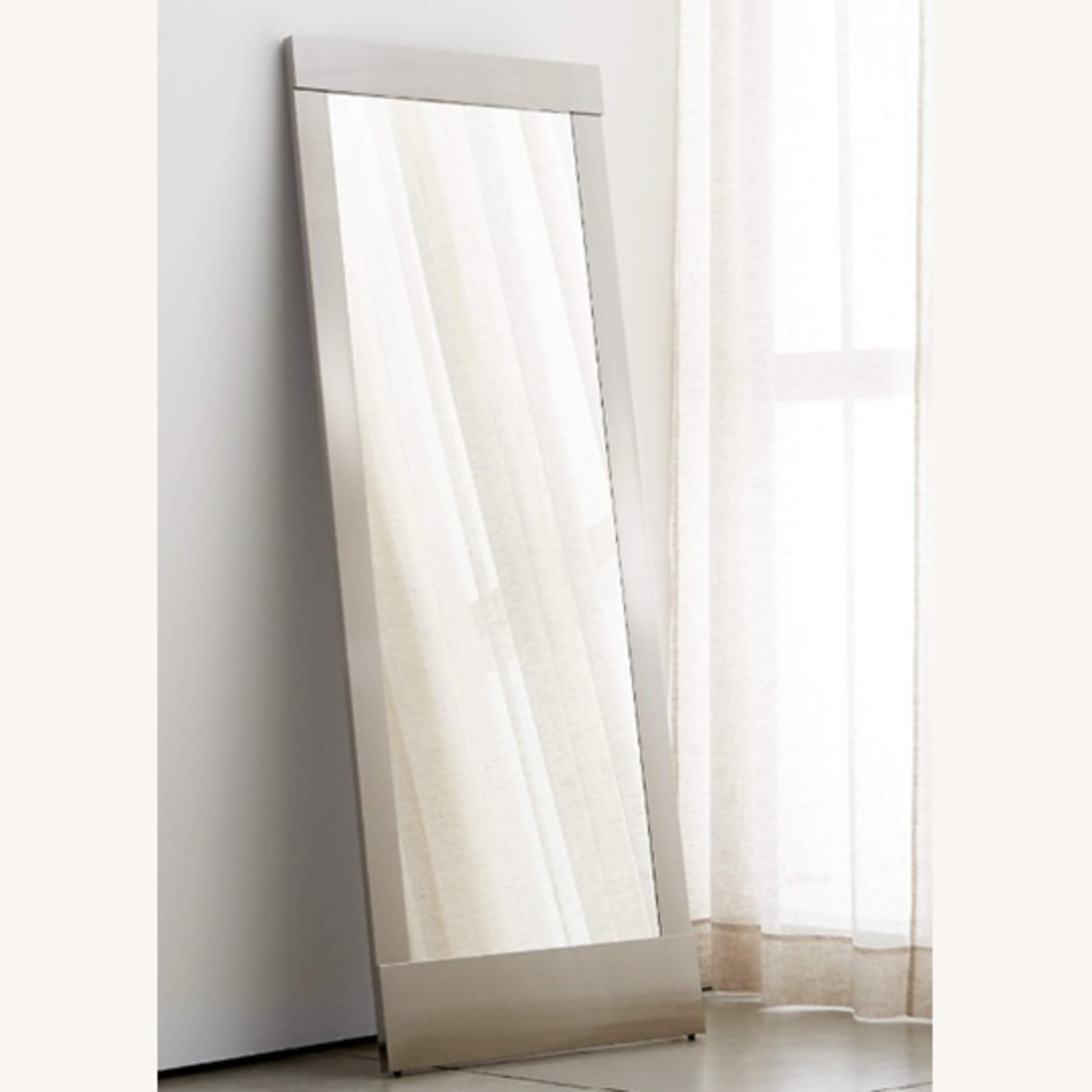 Colby Nickel Floor Mirror - image-6