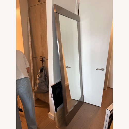 Used Colby Nickel Floor Mirror for sale on AptDeco