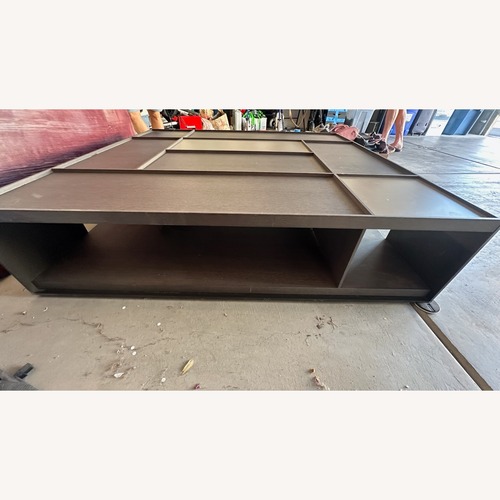 Used  B&B Italia Large Coffee Table With Glass Top for sale on AptDeco