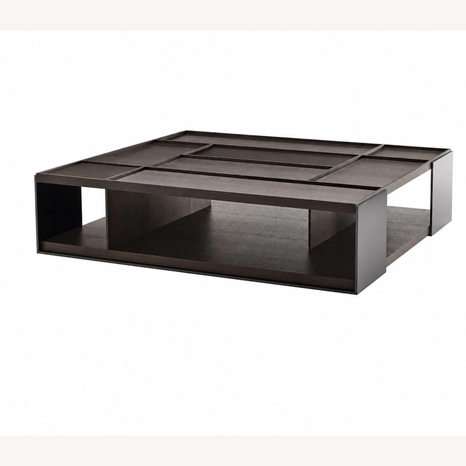  B&B Italia Large Coffee Table With Glass Top - image-7