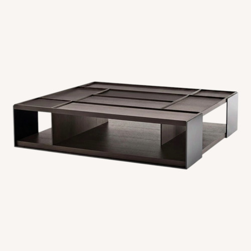 Used  B&B Italia Large Coffee Table With Glass Top for sale on AptDeco