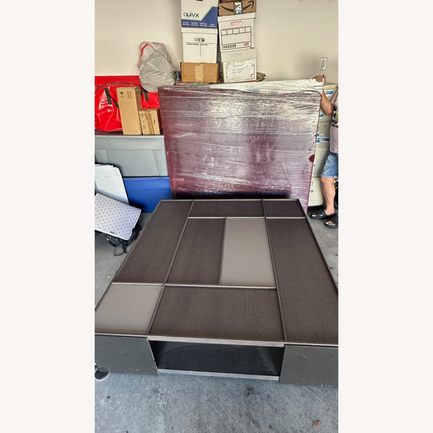  B&B Italia Large Coffee Table With Glass Top - image-6