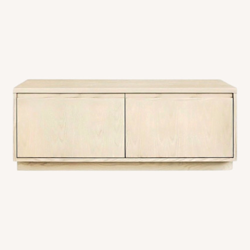 Used Room & Board Solid Oak Wood Media Console Credenza for sale on AptDeco