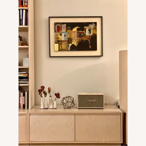 Used Room & Board Solid Oak Wood Media Console Credenza for sale on AptDeco