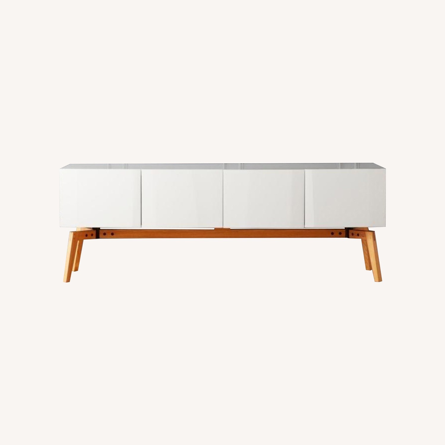 CB2 Alba Large White Lacquer Credenza - image-8