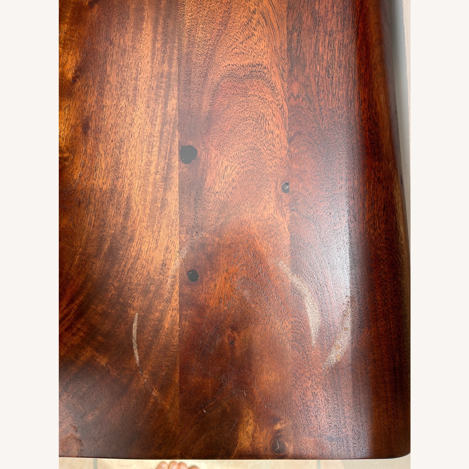 Custom Live Edge Walnut Dining Table With Benches - image-5