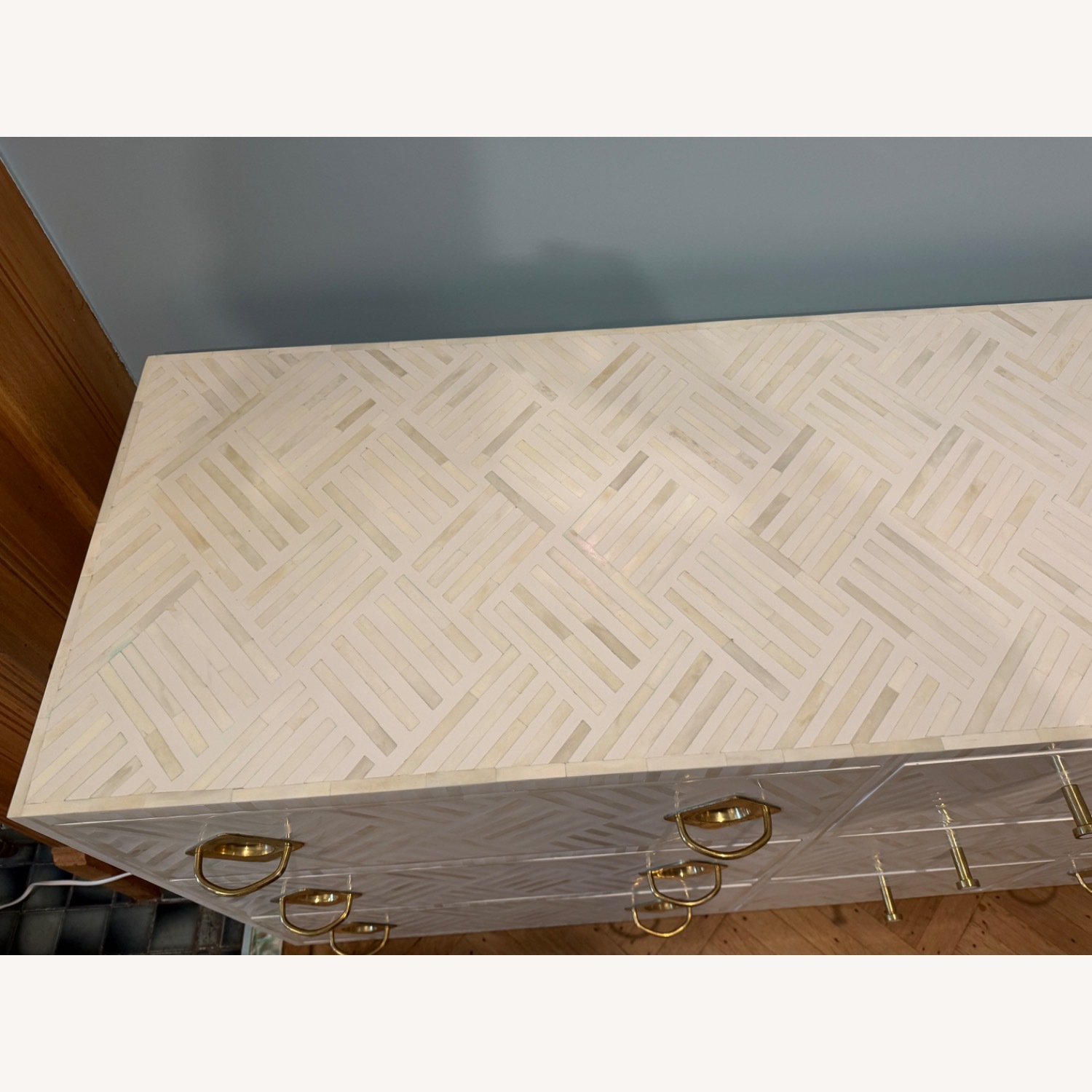 White Dresser - Bone Inlay - image-3