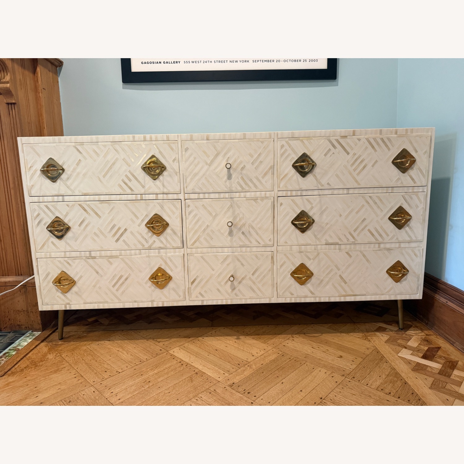 White Dresser - Bone Inlay - image-1