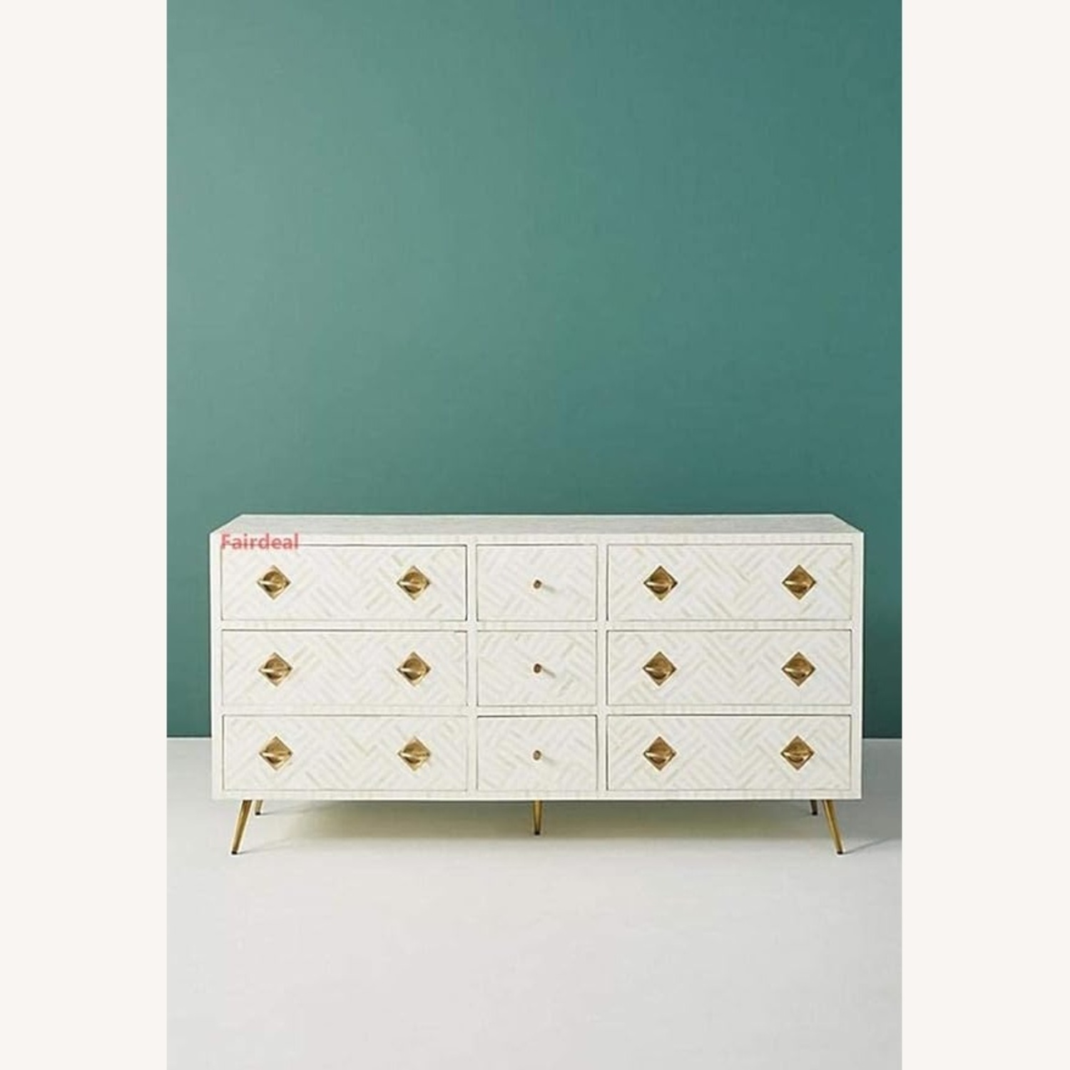 White Dresser - Bone Inlay - image-6