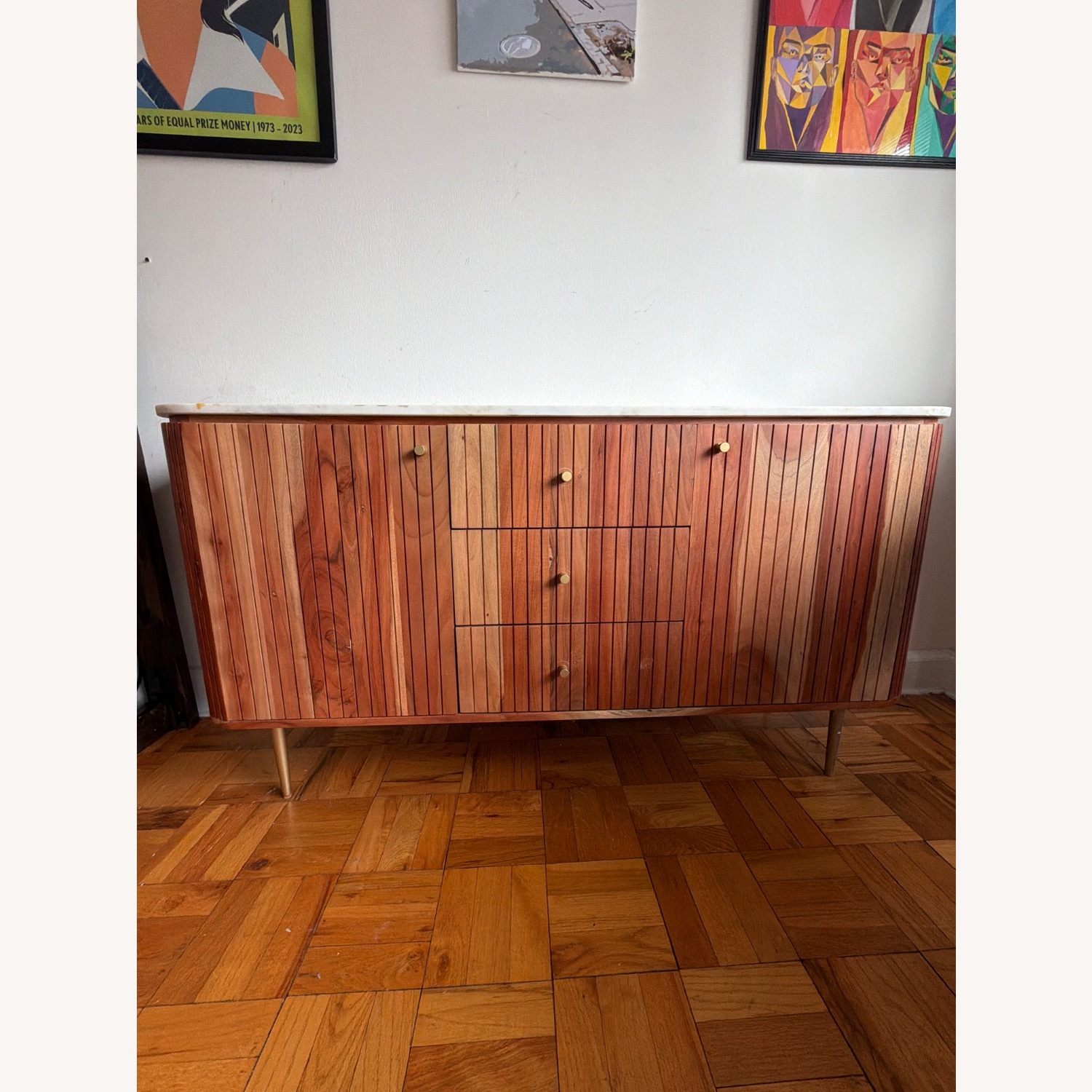 Vintage/Antique Finds Wood Sideboard - image-2