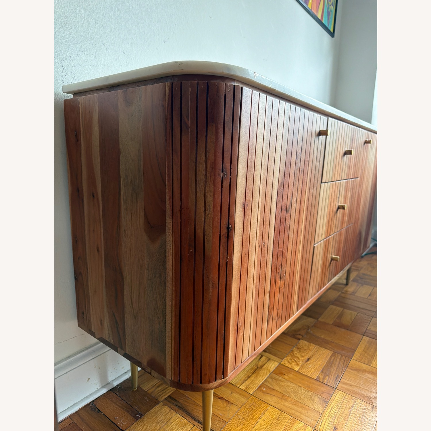 Vintage/Antique Finds Wood Sideboard - image-3