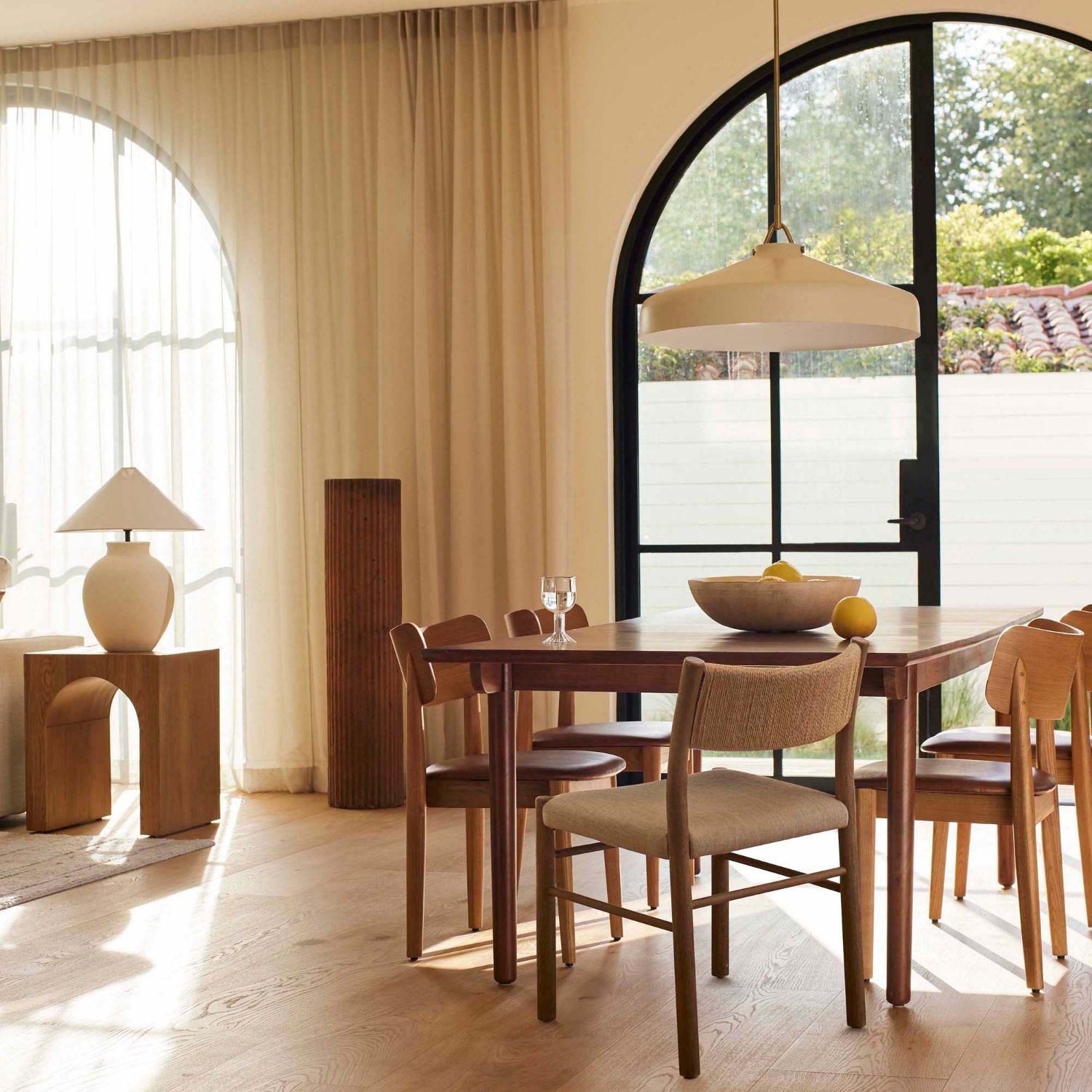 West Elm Keira Solid Wood Extendable Dining Table - image-3